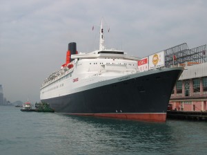 This is the last time she was docked at this Hong Kong Terminal. 